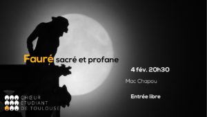 Bannière du concert Fauré : sacré et profane du 4 février 2020